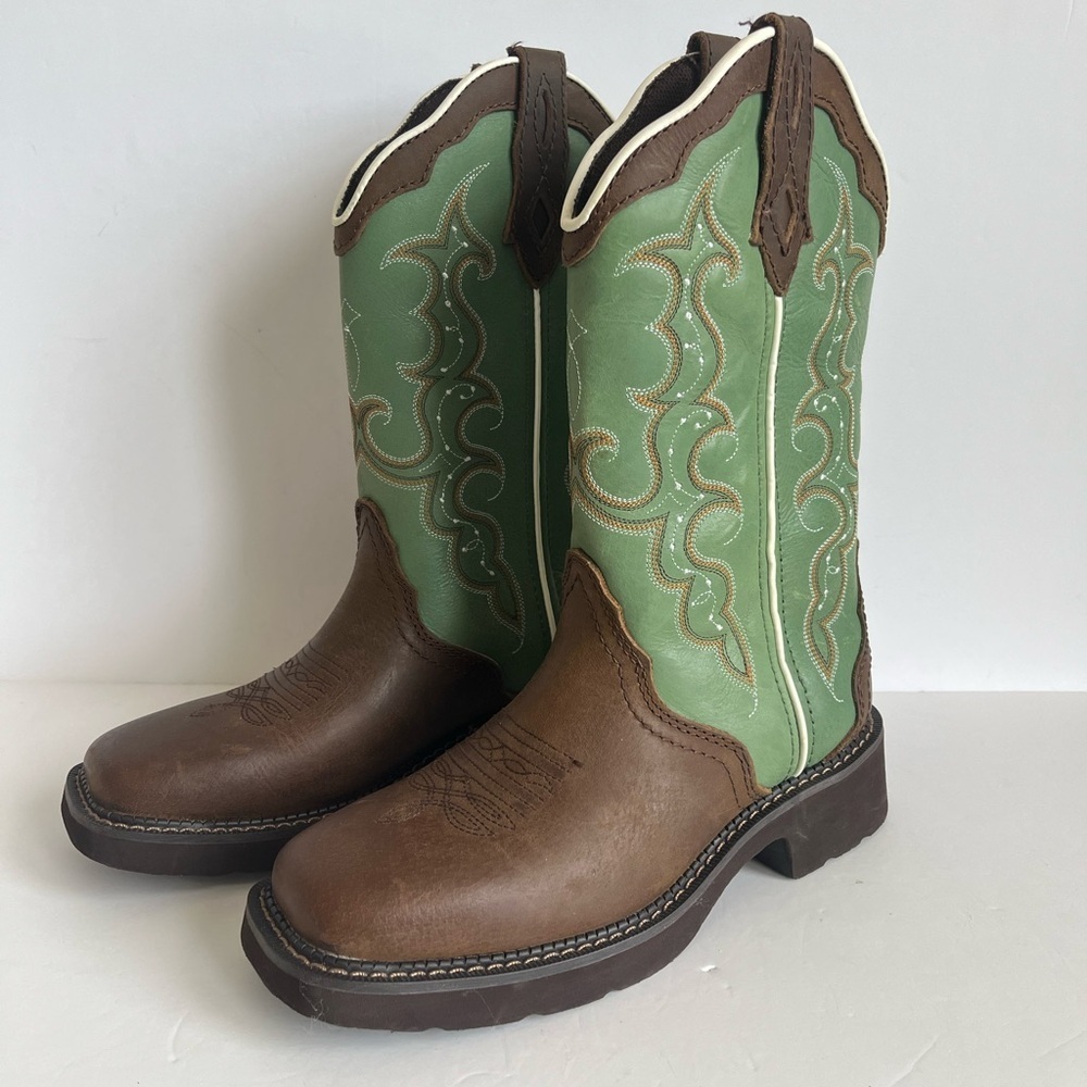 Justin Women's Raya Cowhide Western Boots Size 6.5B
